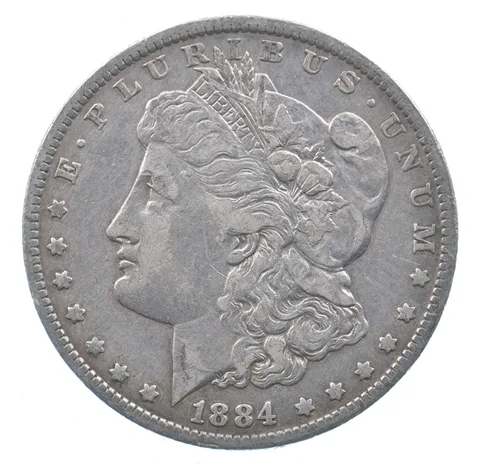 Early - 1884-O Morgan Silver Dollar - 90% US Coin *032
