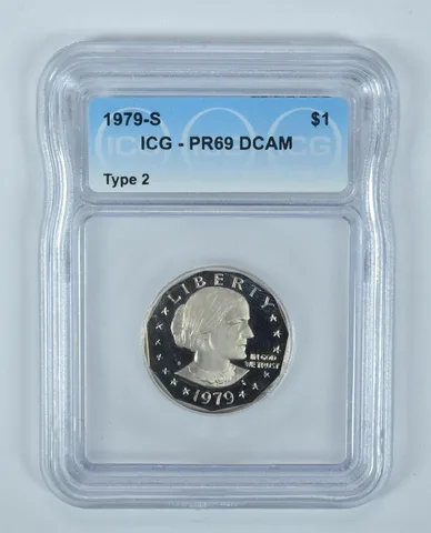 1979-S Susan B Anthony $1 Type 2 PR69 DCAM ICG