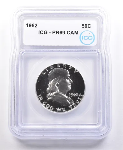 1962 Franklin Half Dollar PR69 CAM ICG *2092