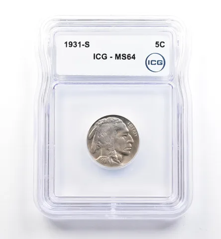 1931-S Indian Head Buffalo Nickel MS64 ICG *9953