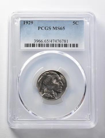 MS65 1929 Indian Head Buffalo Nickel PCGS *5697