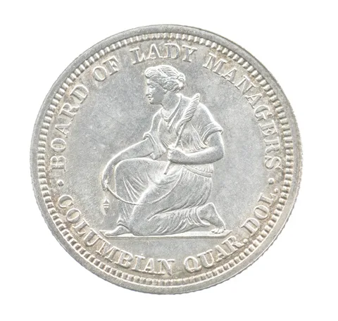 1893 Isabella Quarter a2302