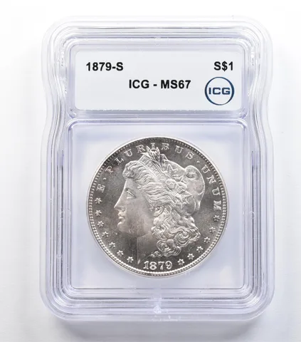 1879-S Morgan Silver Dollar MS67 ICG *9292