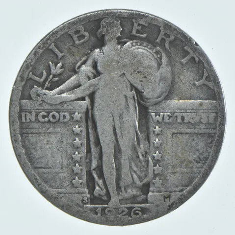 1926-S Standing Liberty Quarter AC Average Circ (1 coin)
