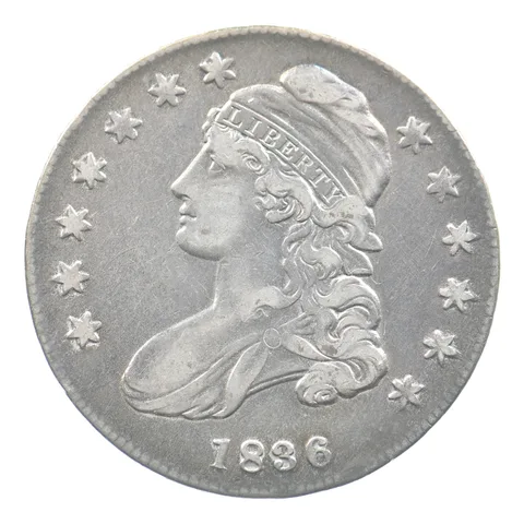 1836 Capped Bust Half Dollar O-106A R3 *5045