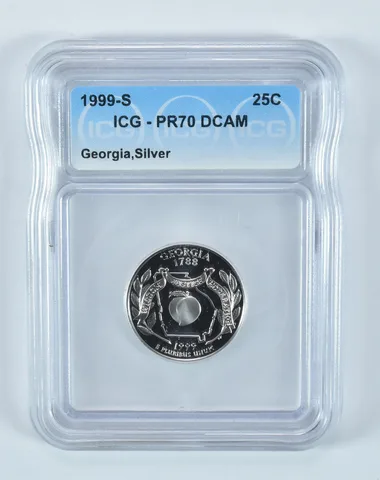 1999-S Washington State Quarter Georgia Silver PR70 DCAM ICG