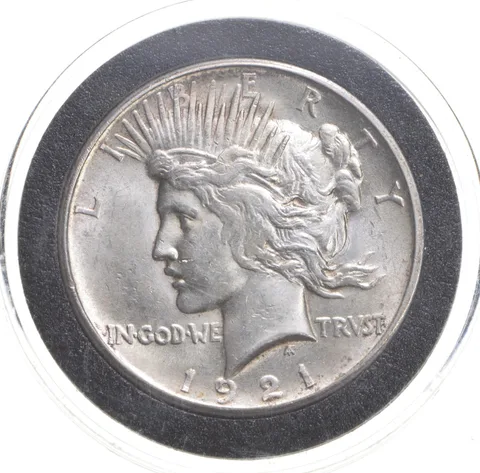 1921 Peace Silver Dollar a5648