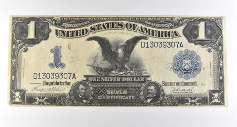 1899 $1 Silver Certificate Large Note Blue Seal *2841
