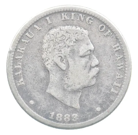 1883 Hawaii Quarter Kalakaua I *1771