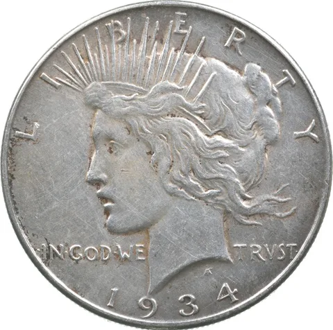 1934 Peace Silver Dollar *3569