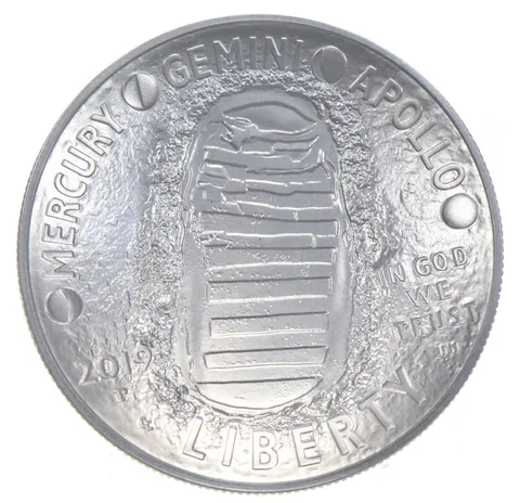 2019-P Unc Apollo 11 Commemorative Silver Dollar $1