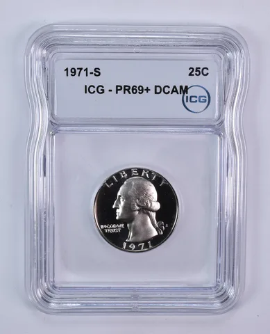 1971-S Washington Quarter PR69+ DCAM ICG