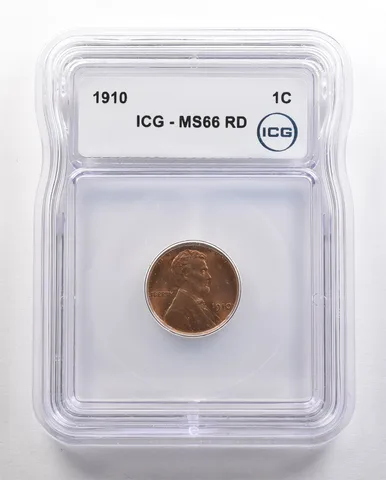 1910 Lincoln Wheat Cent MS66 RD ICG *4450
