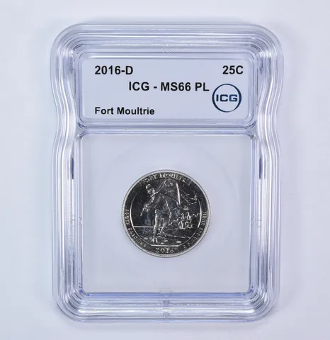 2016-D Washington Quarter ATB Fort Moultrie MS66 PL ICG