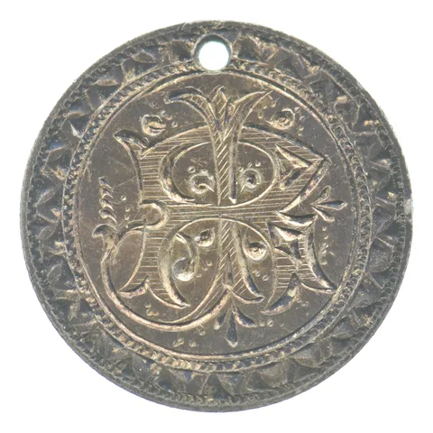 1875 Seated Liberty Dime Love Token Victorian JR *5489