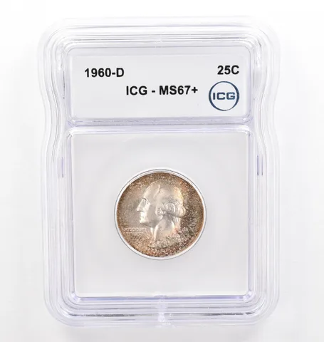 1960-D Washington Quarter MS67+ ICG Beautiful Tone *0217