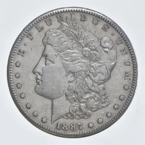1887-S Morgan Silver Dollar Estate Coin Collection *229