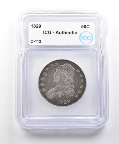 1829 Capped Bust Half Dollar O-112 Authentic ICG *5614