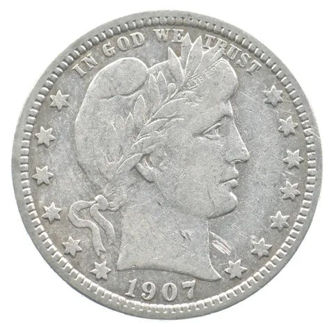 1907 Barber Quarter *4772