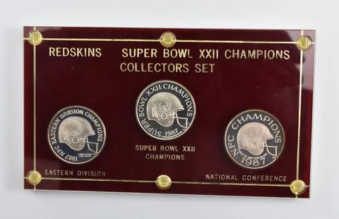 1987 Commanders Super Bowl XXII Champions Collectors Set *1073