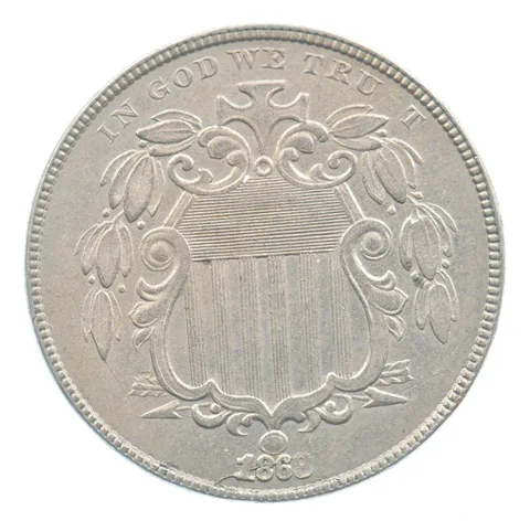 1868 Shield Nickel *0049
