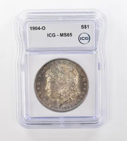1904-O Morgan Silver Dollar MS65 ICG Beautiful Tone *1000