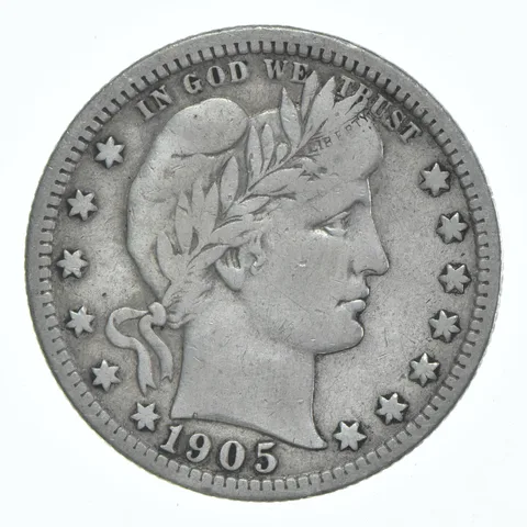 1905 Barber Quarter a6123