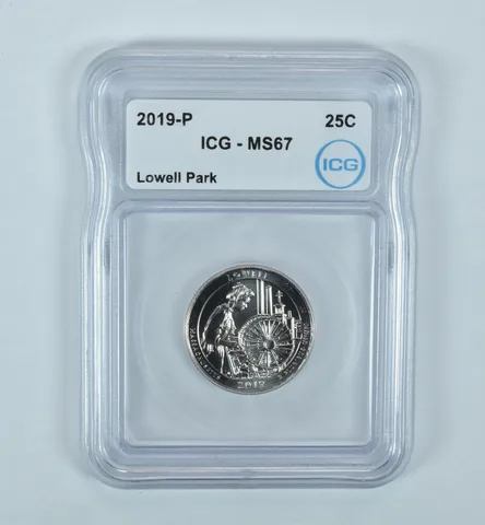 2019-P Washington Quarter ATB Lowell Park MS67 ICG