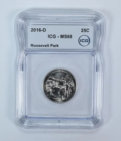 2016-D Washington Quarter ATB Roosevelt Park MS68 ICG