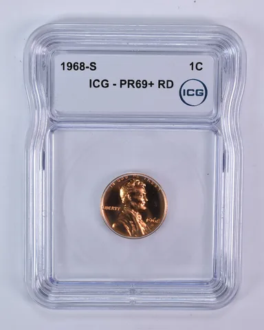 1968-S Lincoln Memorial Cent PR69+ RD ICG