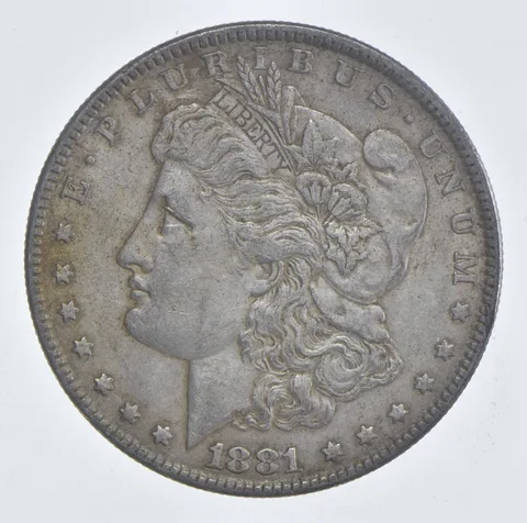 1881 Morgan Silver Dollar Estate Coin Collection *276
