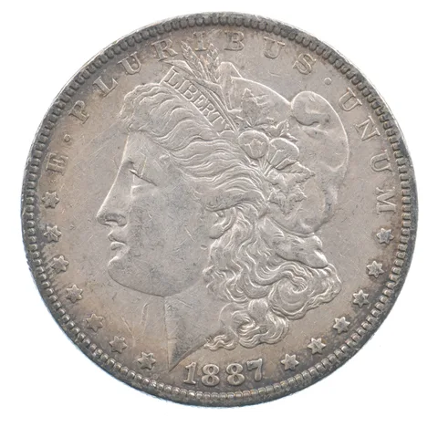 Better 1887 Morgan Silver Dollar - 90% US Coin - Nice Coin *615