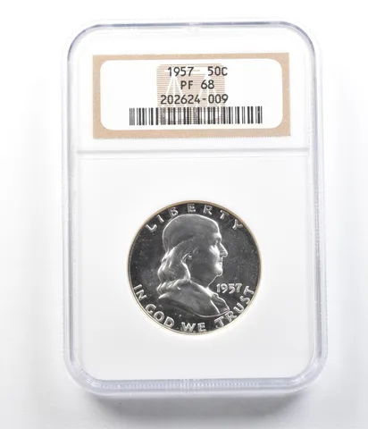 1957 Franklin Half Dollar PF68 NGC *6308