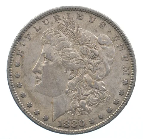 Early - 1880 Morgan Silver Dollar - 90% US Coin *973