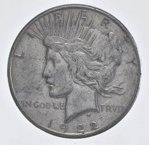 Better - 1922-S Peace Silver Dollar - 90% US Coin *711