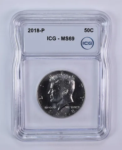 2018-P Kennedy Half Dollar MS69 ICG