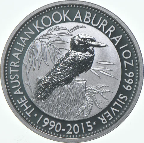 2015 Australia 1 Dollar Silver Kookaburra 1 Oz Silver