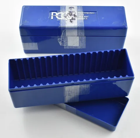BLUE PCGS Storage Slab Holder Box - Used - Can hold 20 PCGS Slabs!