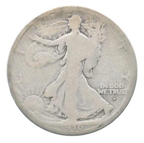 1916-D Walking Liberty Half Dollar *3979