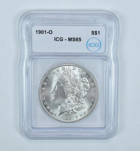 1901-O Morgan Silver Dollar MS65 ICG