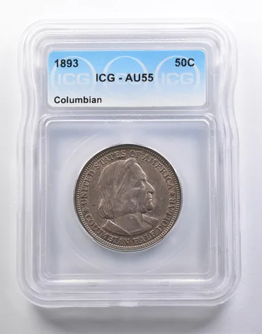 1893 Columbian Exposition Half Dollar AU55 ICG *6562