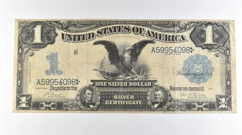 1899 $1 United States Black Eagle Silver Certificate Large Note FR#226a *0701