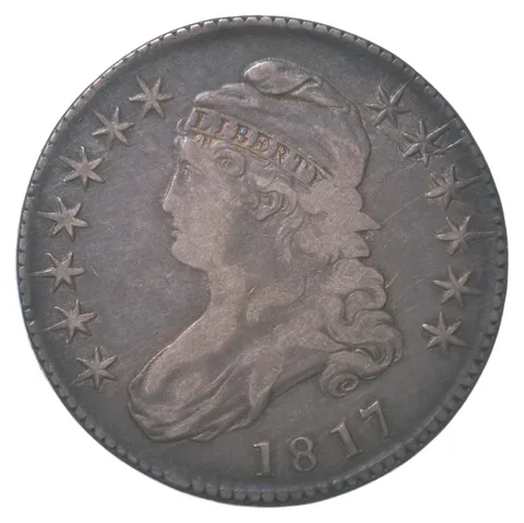 1817 Capped Bust Half Dollar 105a R4 a8708