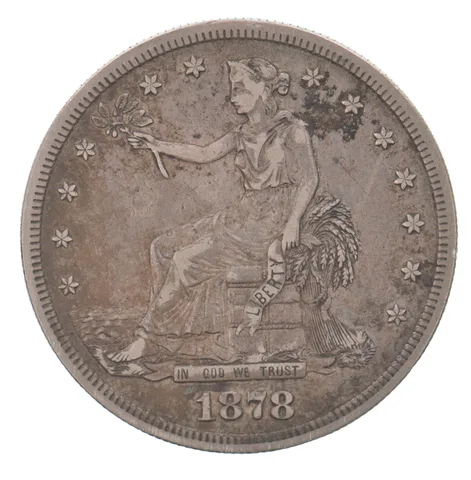 1878-S Seated Liberty Trade Dollar Beautiful Tone *3647
