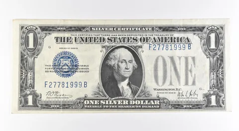 1928 B $1 Silver Certificate Blue Seal Fr#1602 *0502