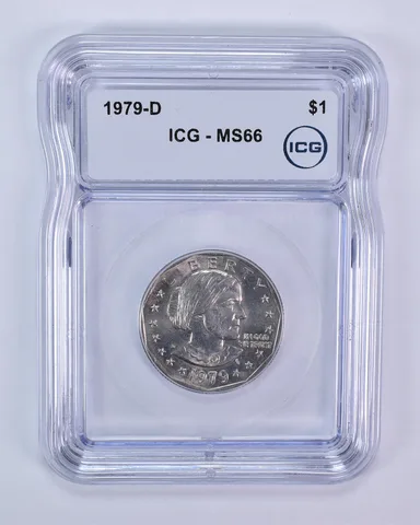 1979-D Susan B Anthony $1 MS66 ICG