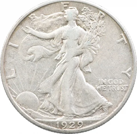 1929-S Walking Liberty Half Dollar *2037