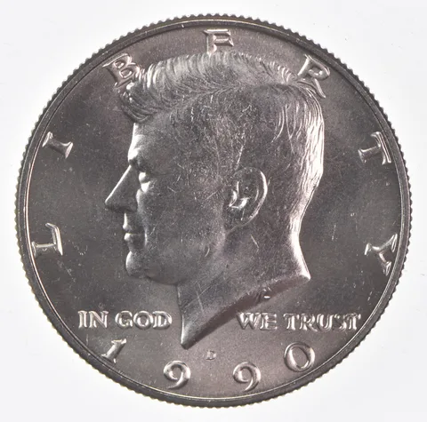 1990-D Kennedy Half Dollar Clad Unc