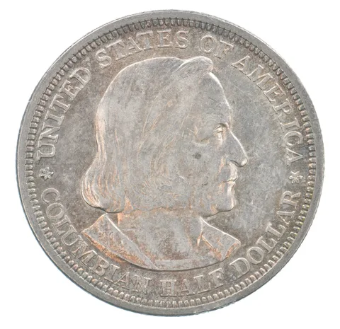 1893 Columbian Exposition Half Dollar Beautiful Tone *0338