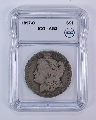 1897-O Morgan Silver Dollar AG3 ICG Lowball